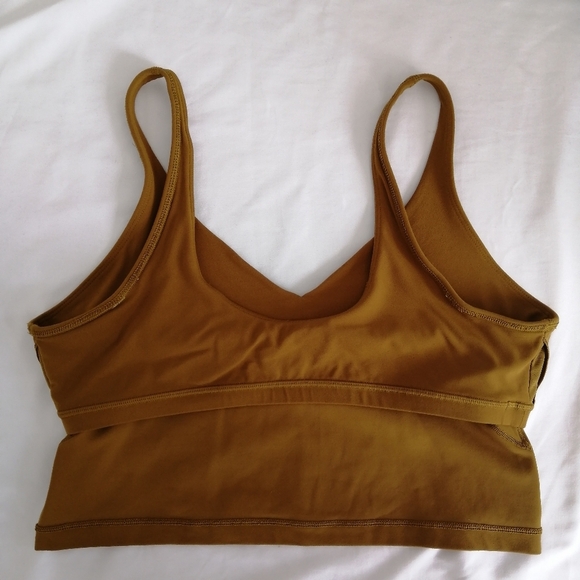 Lululemon Align Tank Mustard Yellow Gold Brown Plus Size 14 - Picture 7 of 11